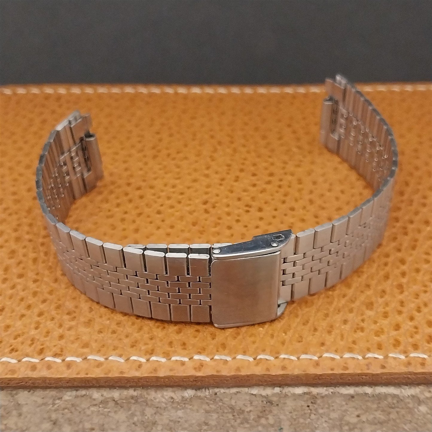 18mm Stainless Steel Classic LED LCD nos Unused 1970s Vintage Watch Band