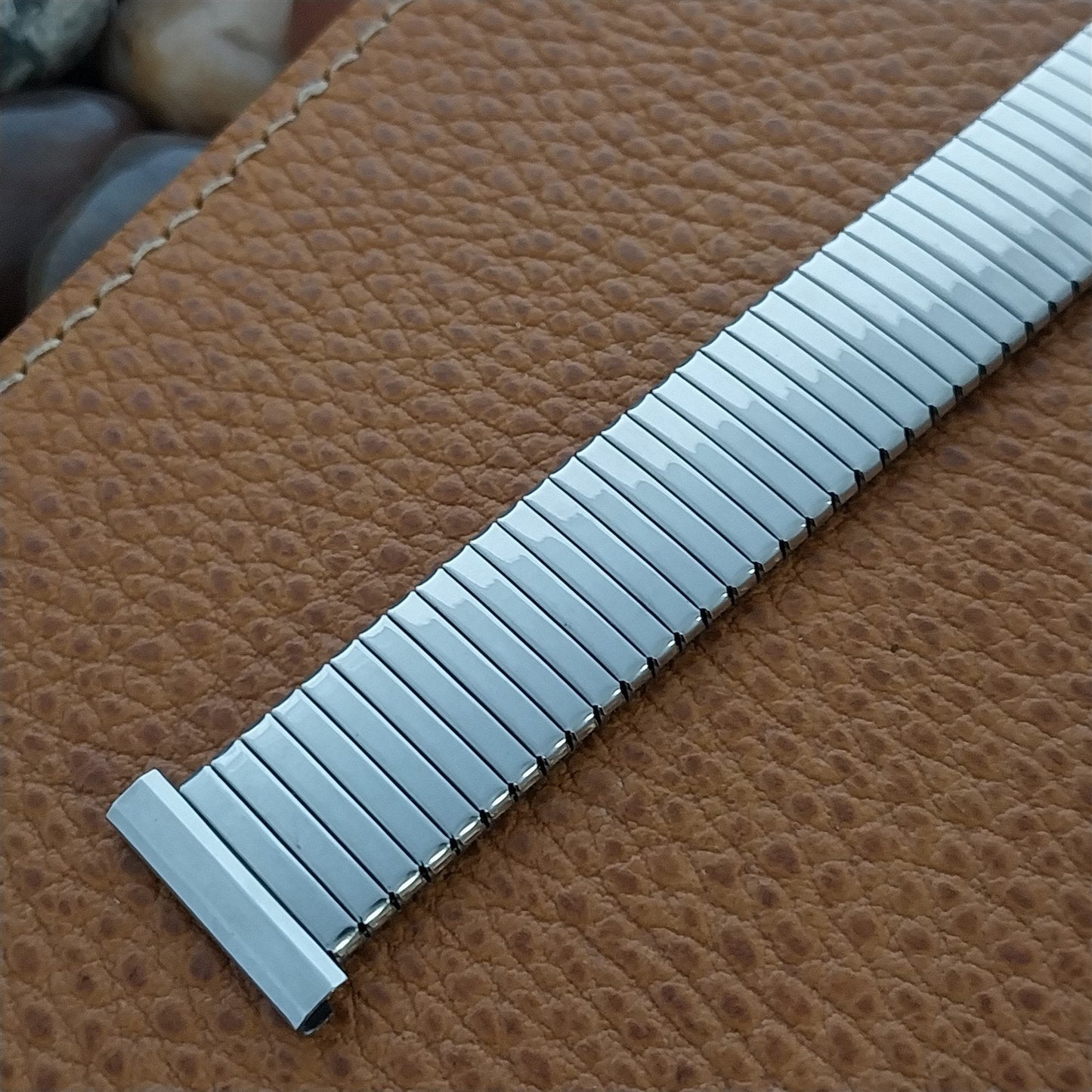 1950s Forstner Stainless Steel Classic Expansion Unused nos Vintage Watch Band