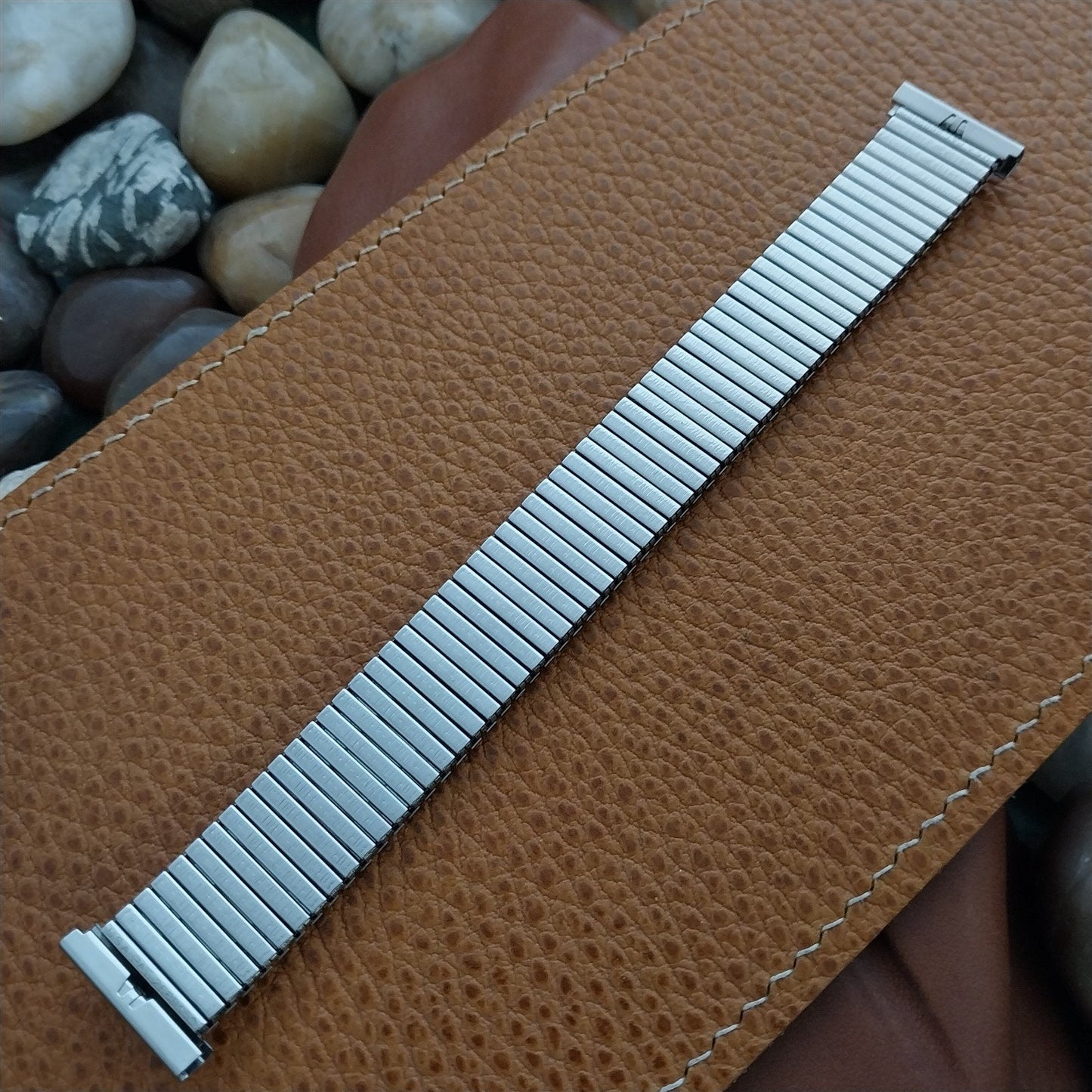 1950s Forstner Stainless Steel Classic Expansion Unused nos Vintage Watch Band