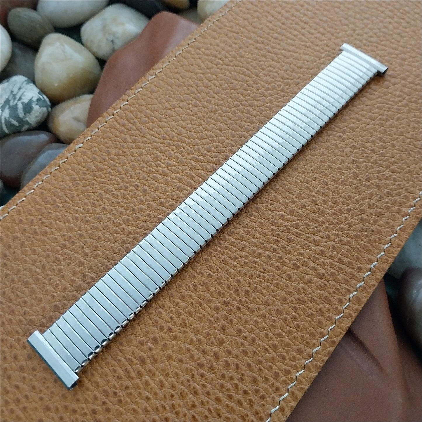 1950s Forstner Stainless Steel Classic Expansion Unused nos Vintage Watch Band