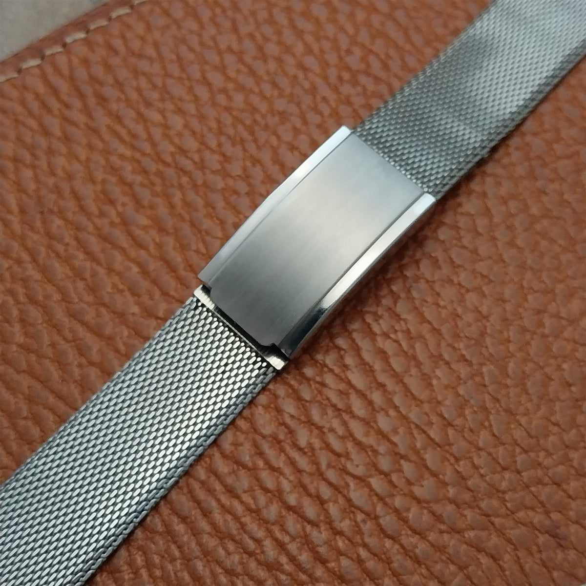 17.2mm Mira-Flex Stainless Steel Mesh 1960s nos Unused Vintage Watch Band