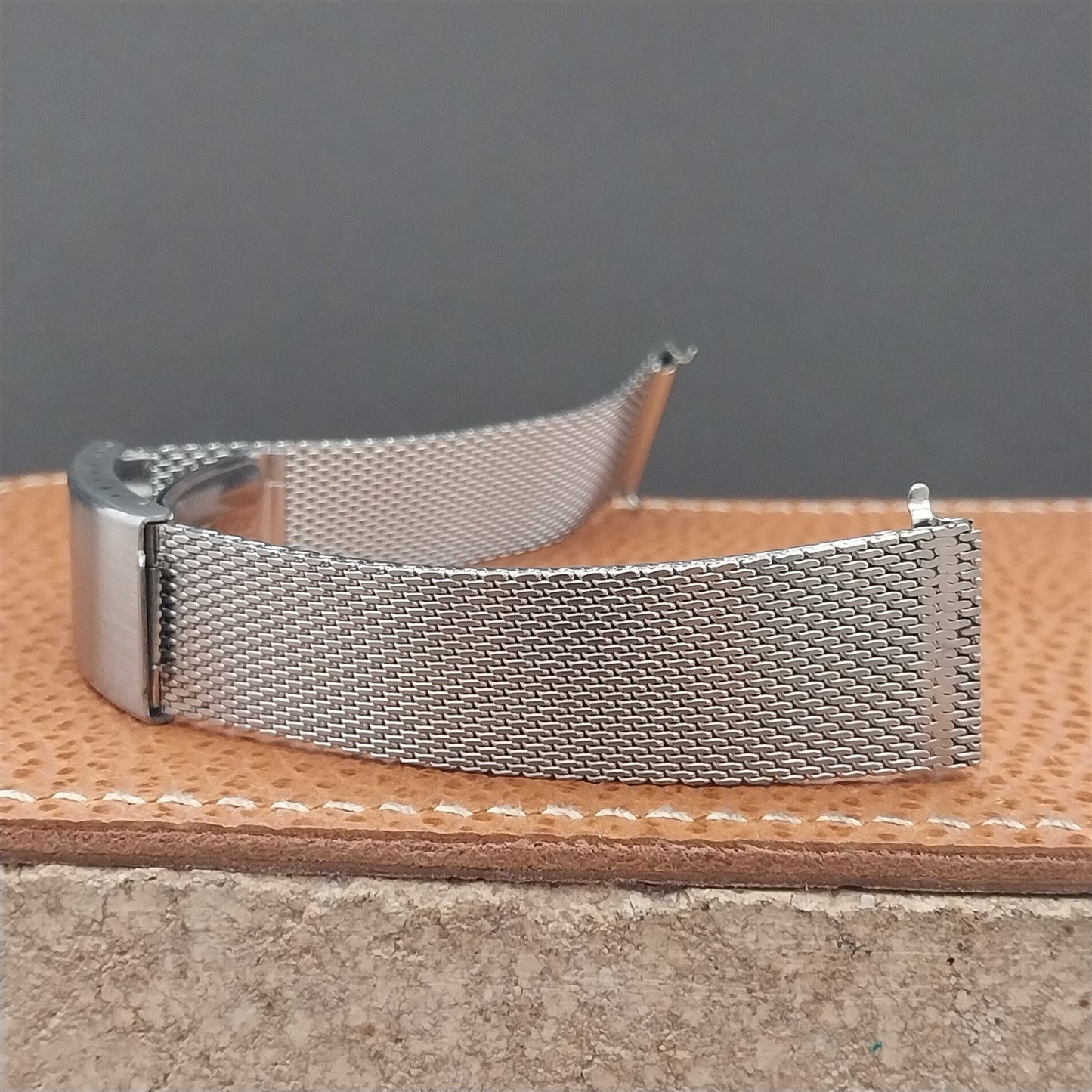 Vintage 20mm Stainless Steel Mesh Classic 1960s-1970s nos Unused Watch Band