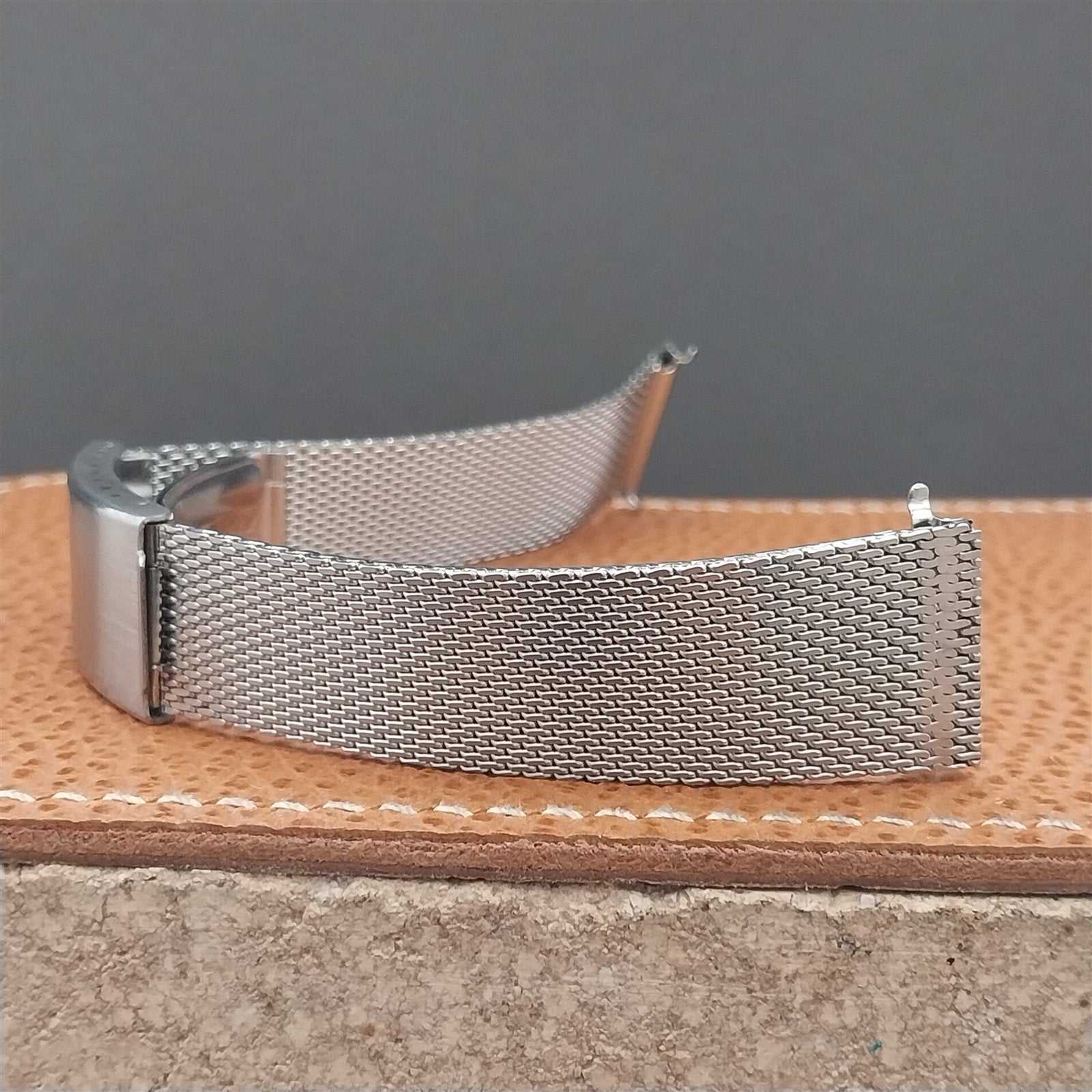Vintage 20mm Stainless Steel Mesh Classic 1960s-1970s nos Unused Watch Band