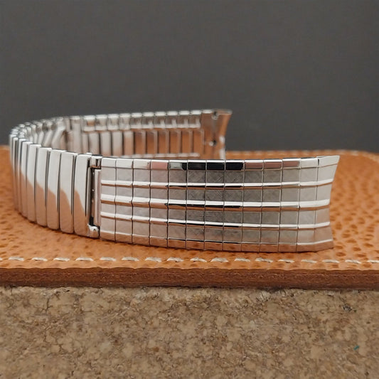 17.2mm Stainless Steel JB Champion USA Classic nos 1960s Vintage Watch Band