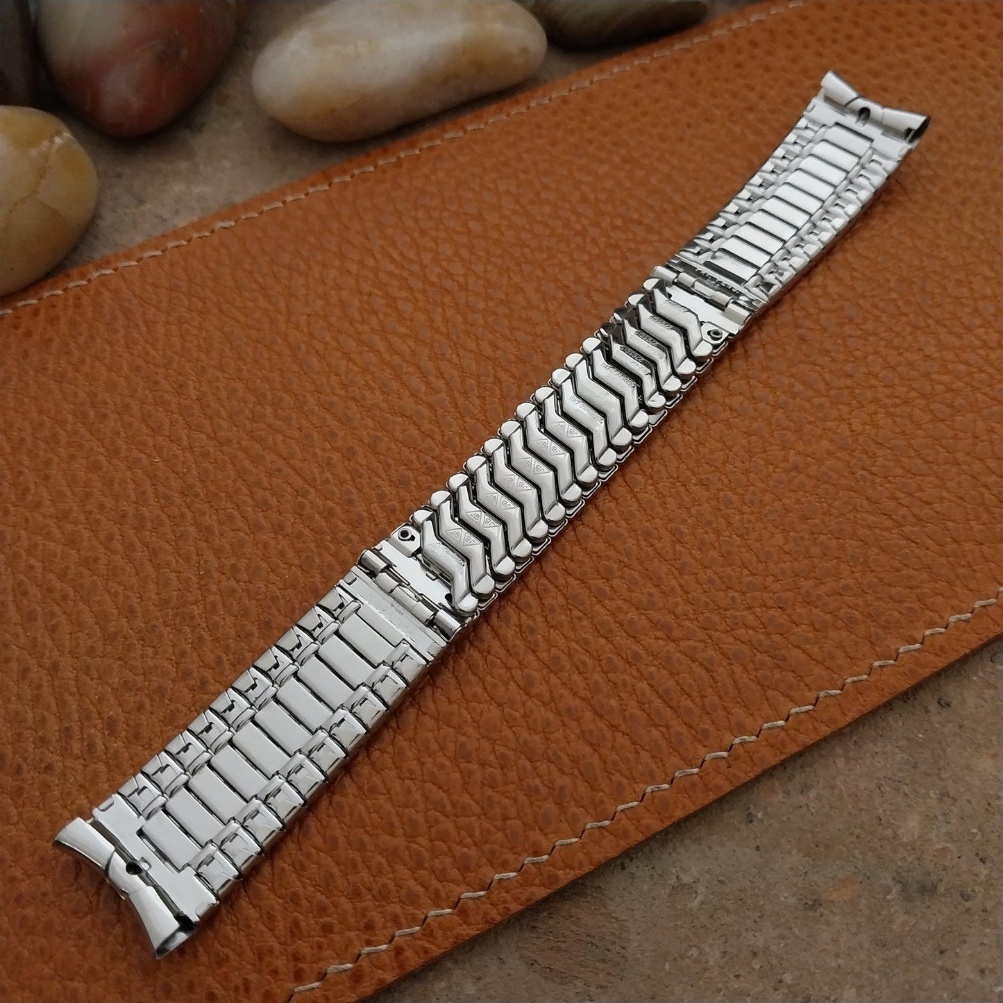 17.2mm Stainless Steel JB Champion USA Classic nos 1960s Vintage Watch Band