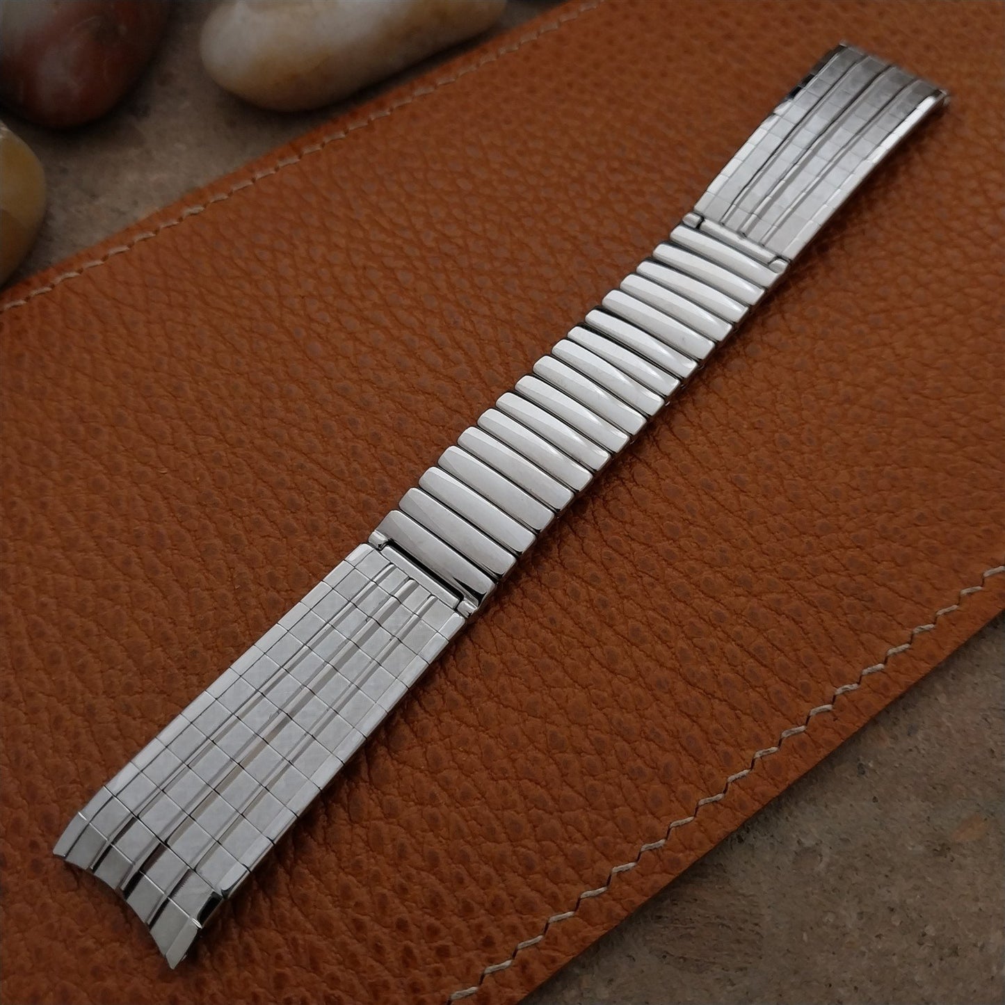 17.2mm Stainless Steel JB Champion USA Classic nos 1960s Vintage Watch Band