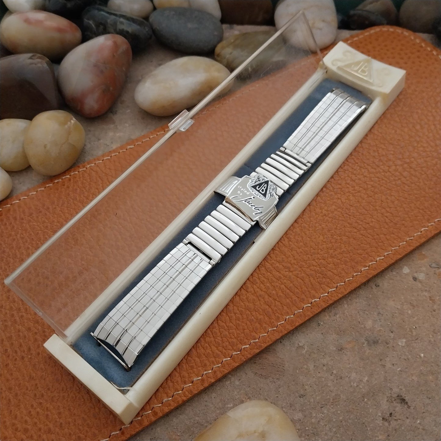 17.2mm Stainless Steel JB Champion USA Classic nos 1960s Vintage Watch Band