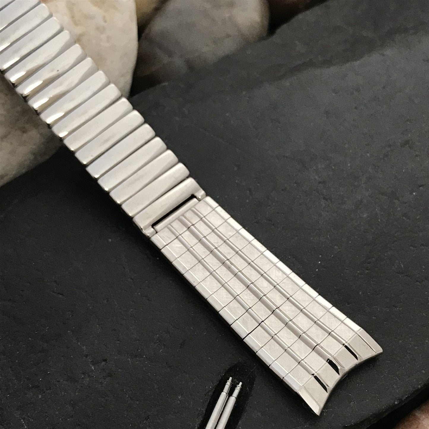 17.2mm Stainless Steel JB Champion USA Classic nos 1960s Vintage Watch Band