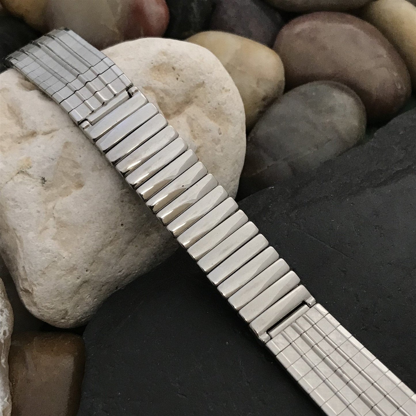 17.2mm Stainless Steel JB Champion USA Classic nos 1960s Vintage Watch Band