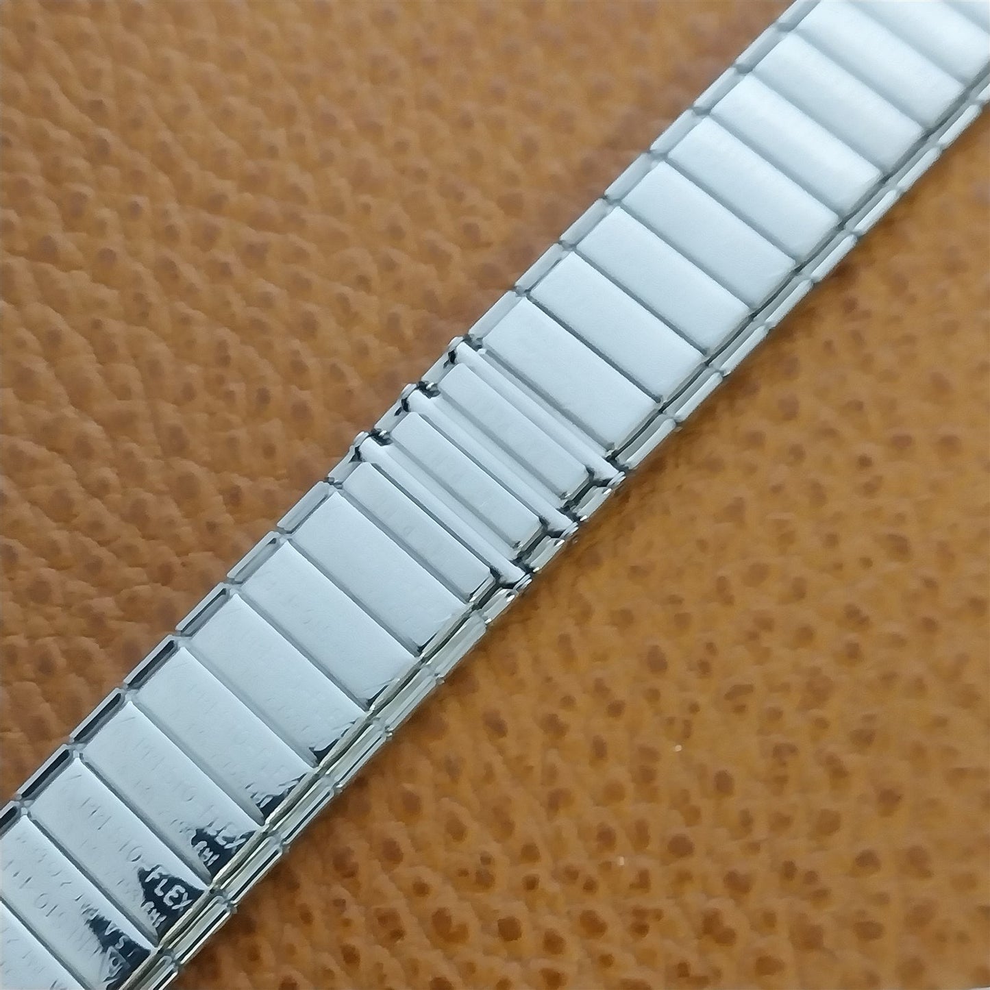 19mm 18mm 17mm Stainless Steel Stretch JB Champion USA 1960s Vintage Watch Band