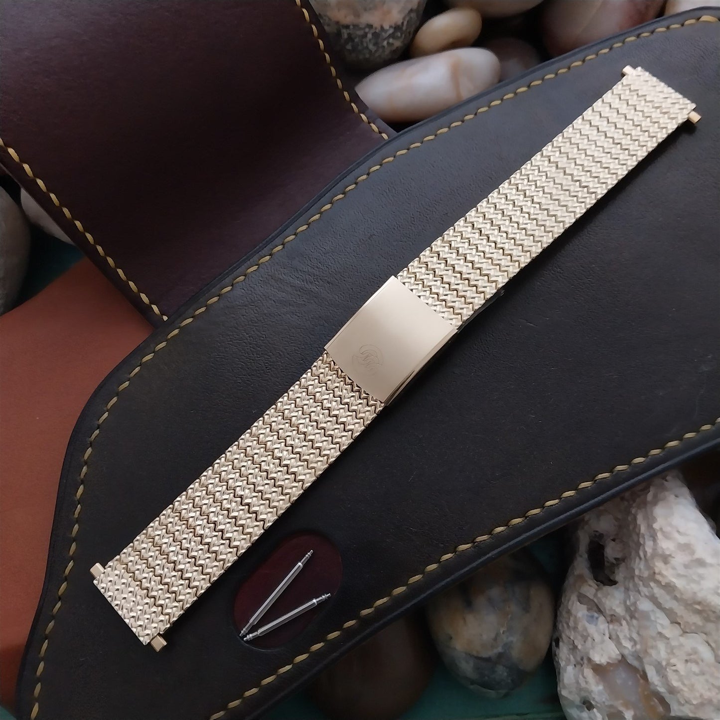 18mm 20mm 22mm Rolled Gold Plate Classic 1980s Unused Watch Band