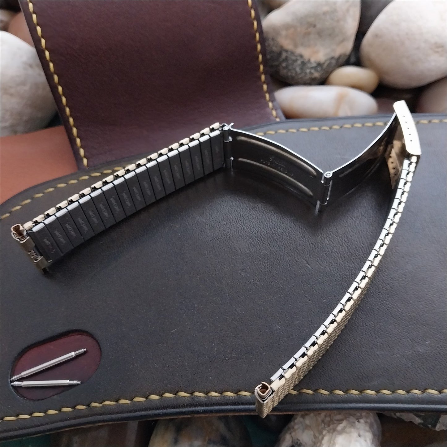 18mm 20mm 22mm Rolled Gold Plate Classic 1980s Unused Watch Band