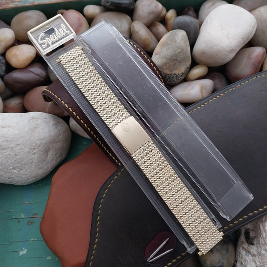 18mm 20mm 22mm Rolled Gold Plate Classic 1980s Unused Watch Band