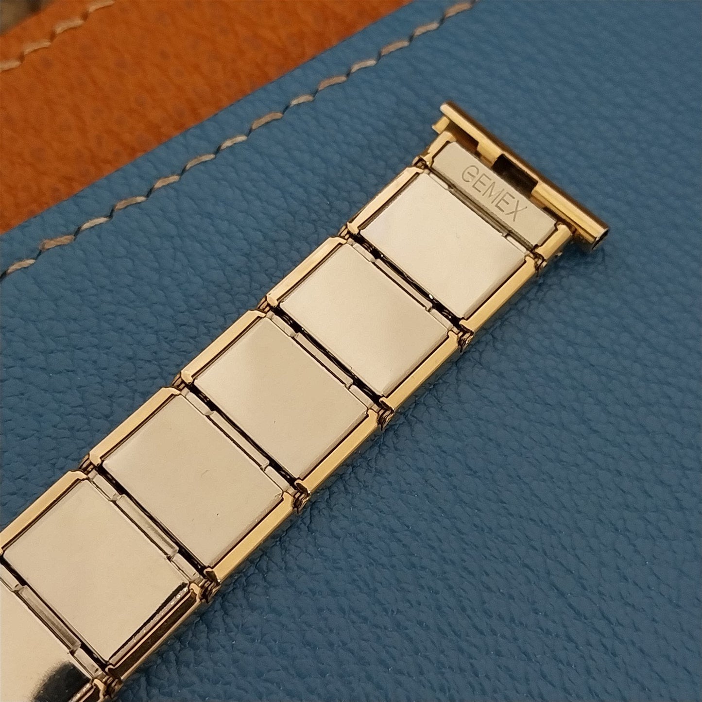 Vintage 19mm 18mm 16mm Gold-Fill 1950s Gemex Mainline Classic Unused Watch Band