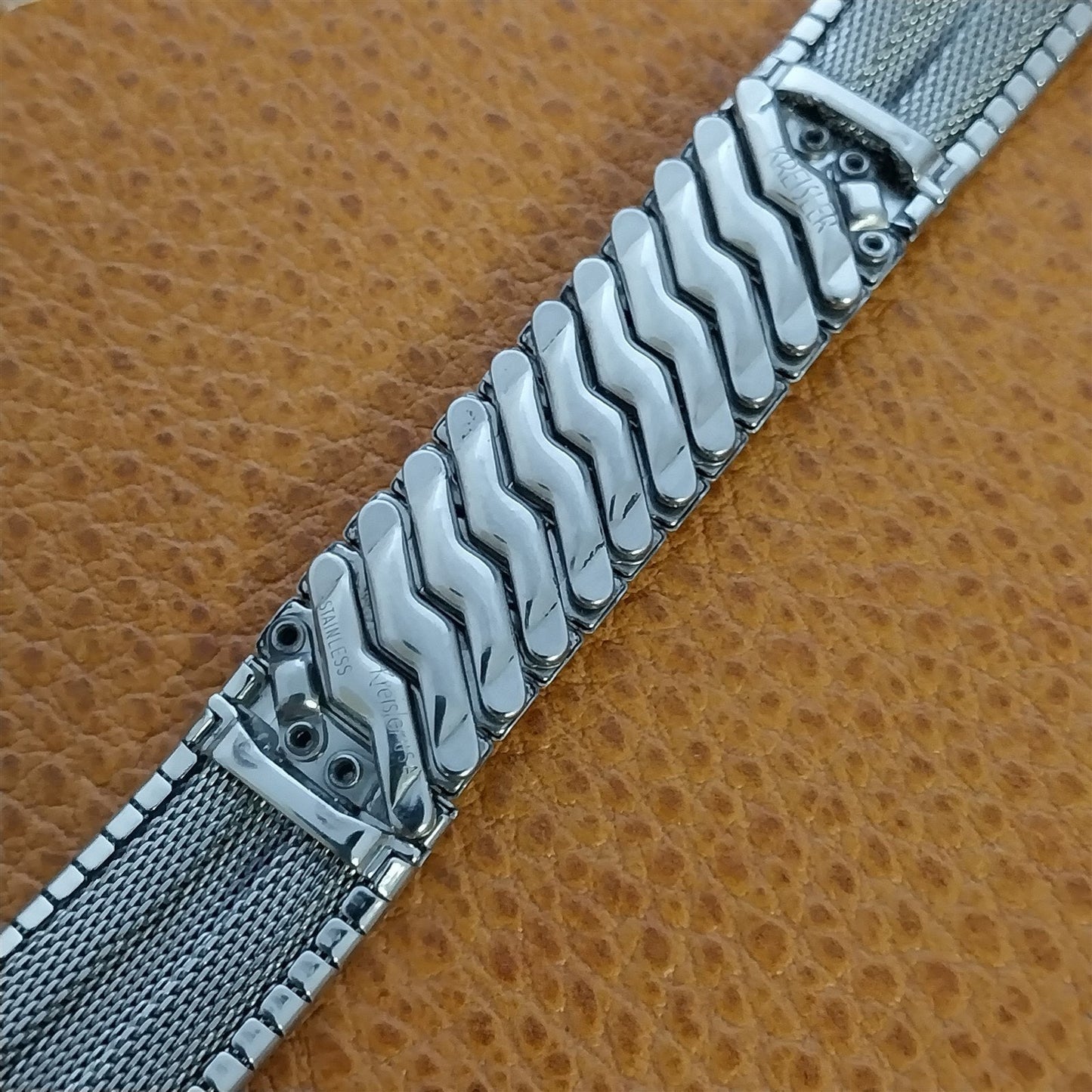 11/16" 17.2mm Stainless Steel New Old Stock Kreisler USA Vintage Watch Band nos