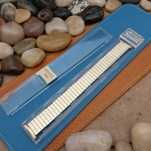 1970s Speidel USA Florentine Gold RGP 19mm 18mm 16mm Unused Vintage Watch Band