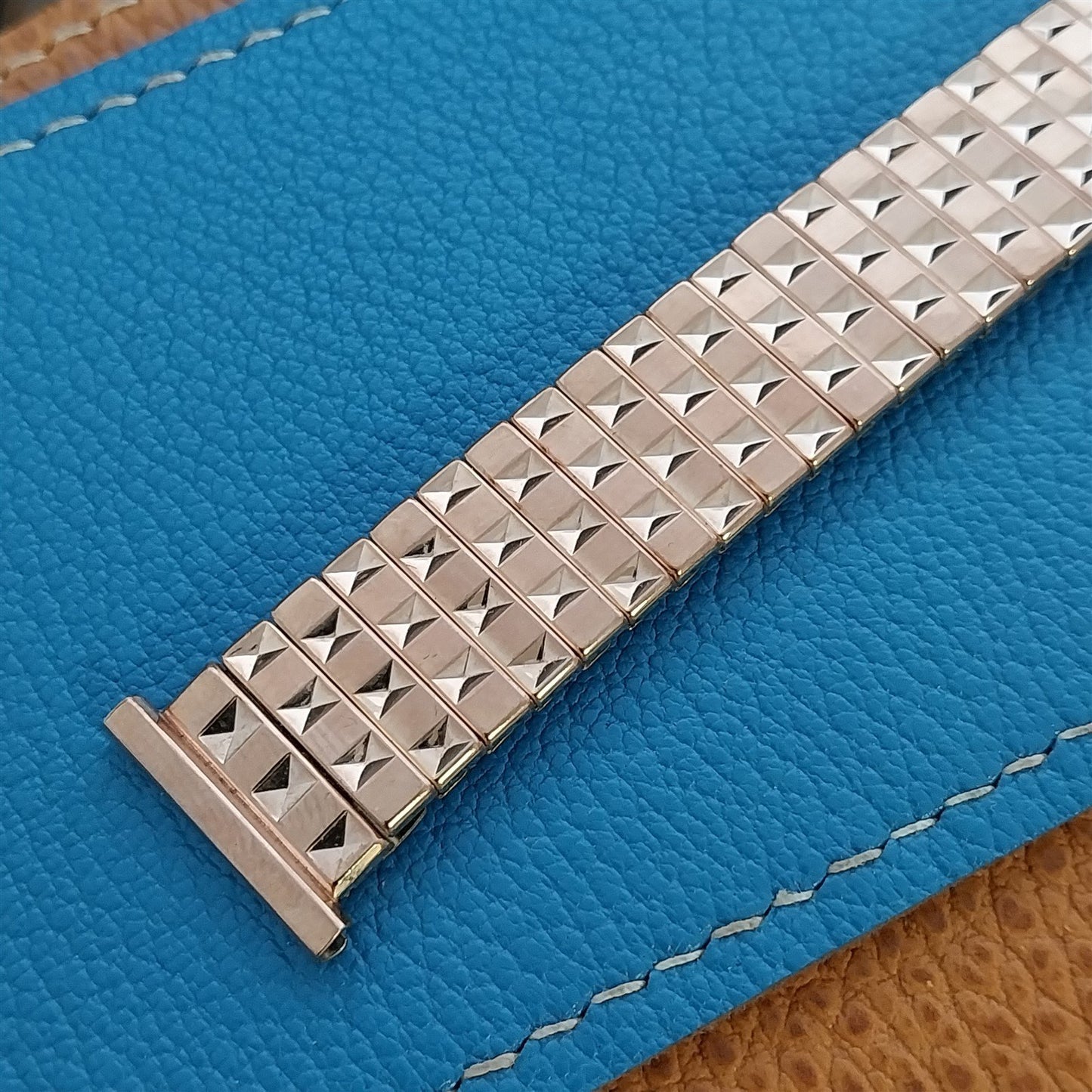 19mm 18mm 16mm Rose Gold Filled Speidel Balboa 1950s Unused Vintage Watch Band