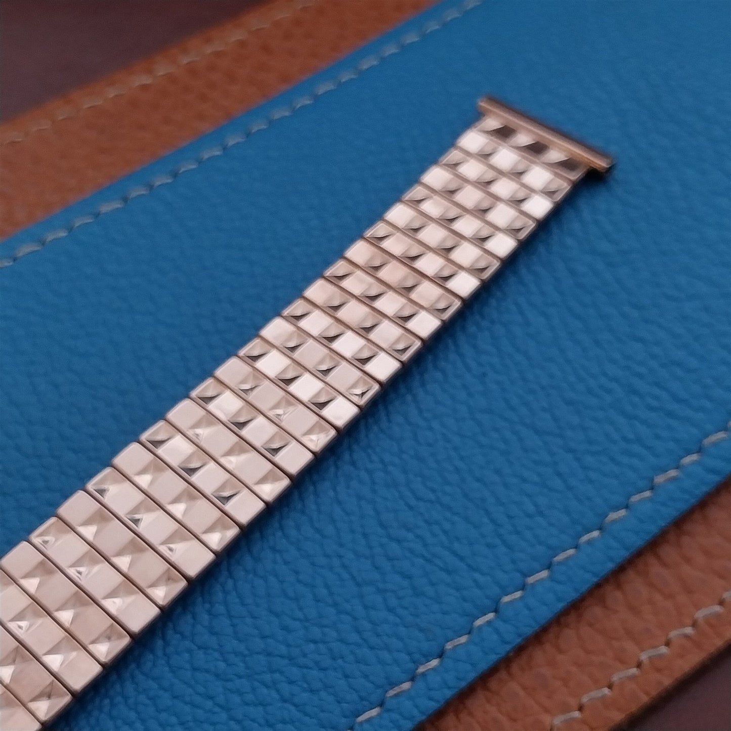 19mm 18mm 16mm Rose Gold Filled Speidel Balboa 1950s Unused Vintage Watch Band