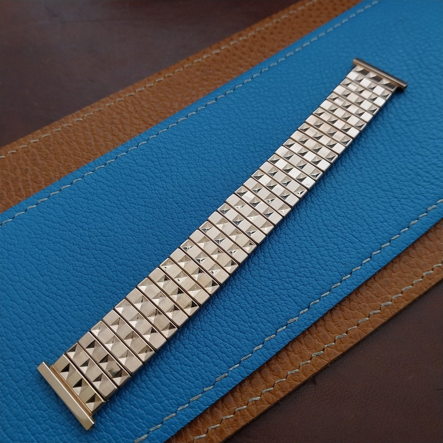 19mm 18mm 16mm Rose Gold Filled Speidel Balboa 1950s Unused Vintage Watch Band