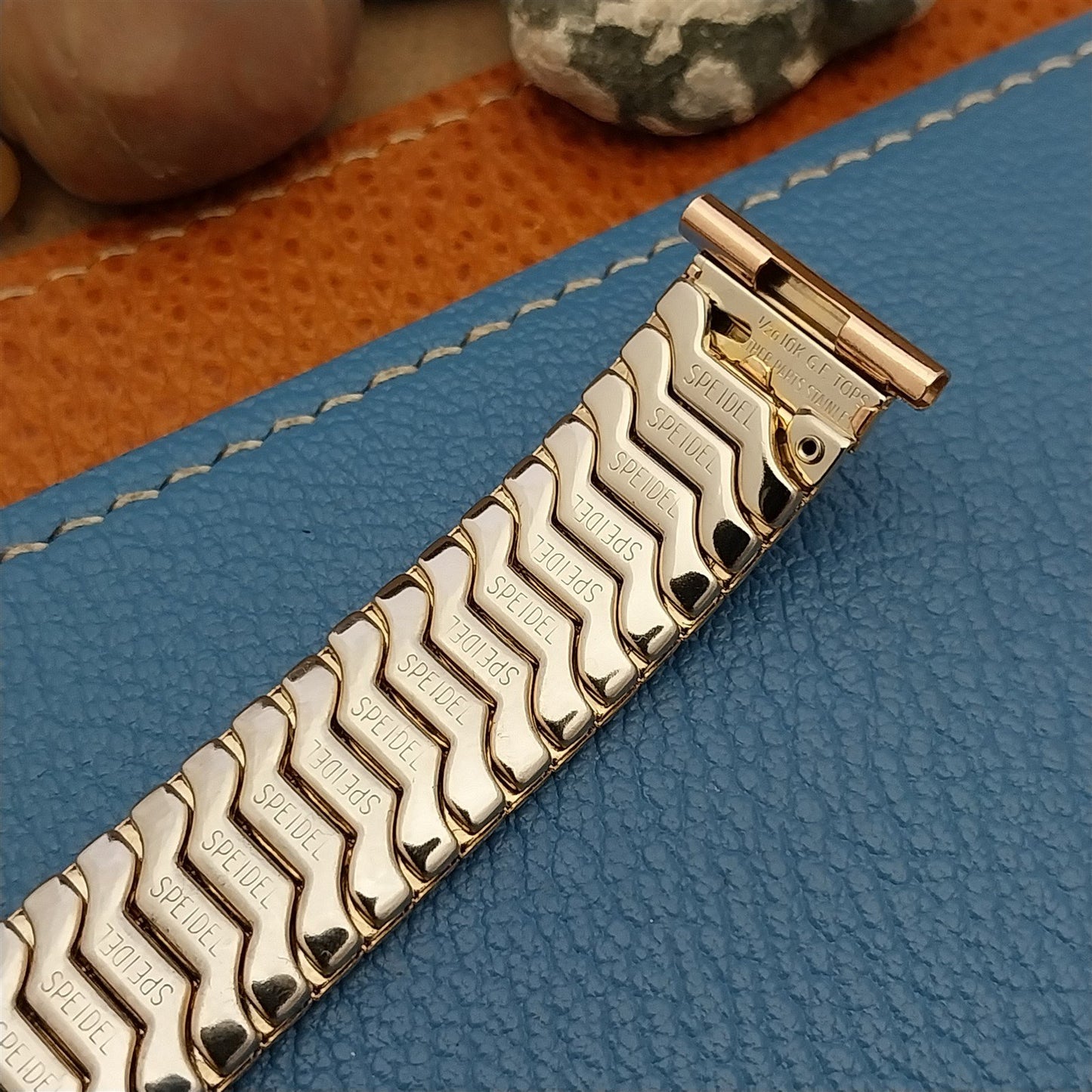 19mm 18mm 16mm 1950s Rose Gold Filled Speidel Cortez Unused Classic Watch Band