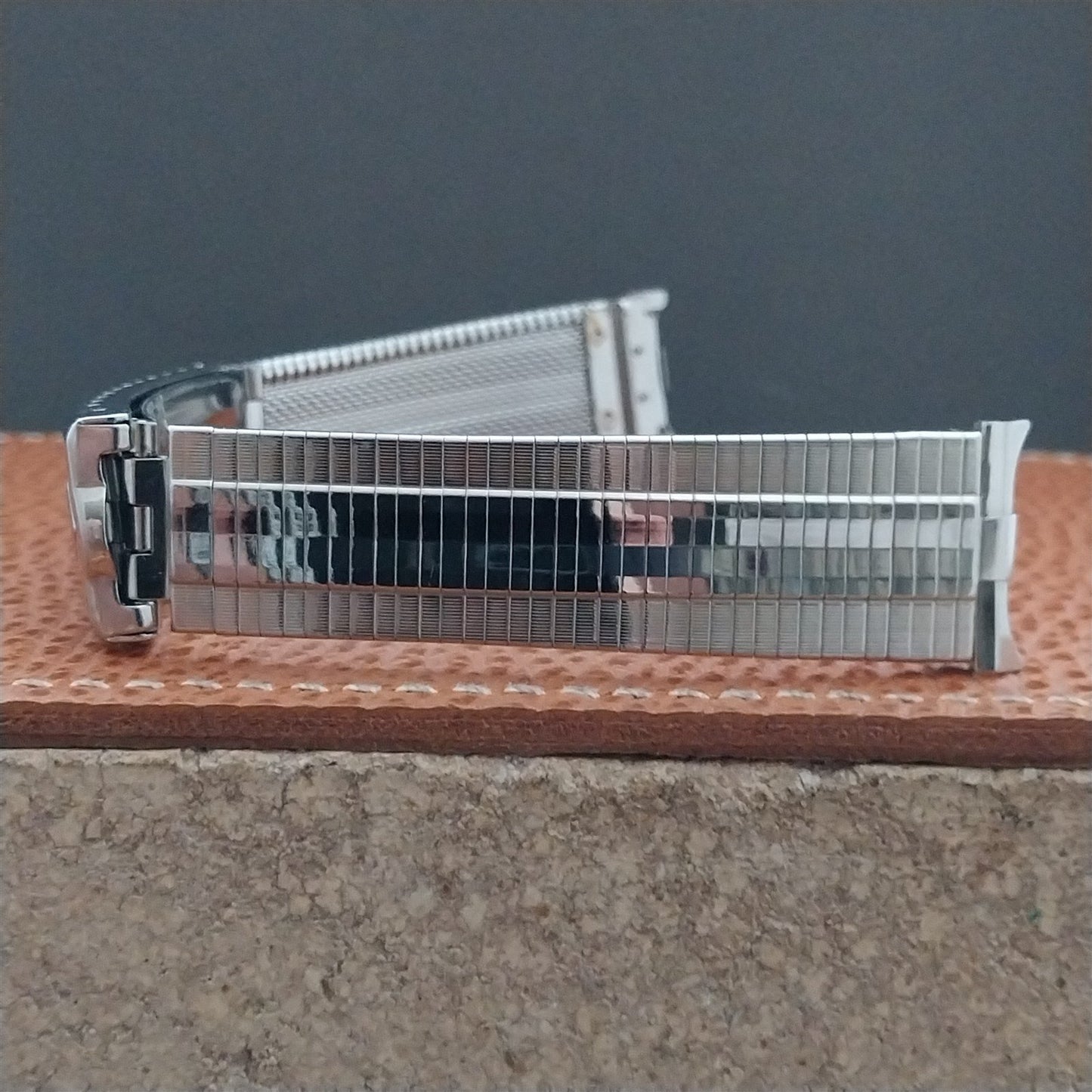 Vintage 17mm 18mm 19mm Stainless Steel 1960s JB Champion Unused nos Watch Band