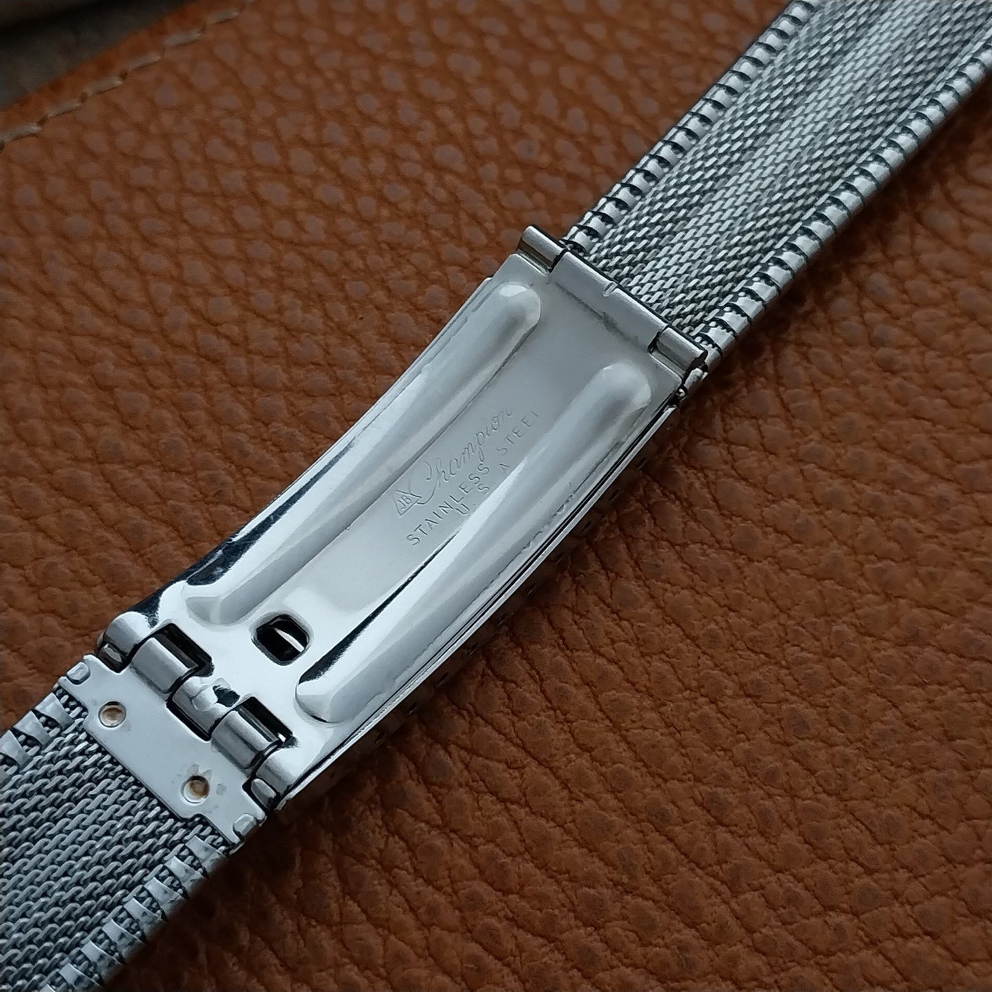 Vintage 17mm 18mm 19mm Stainless Steel 1960s JB Champion Unused nos Watch Band