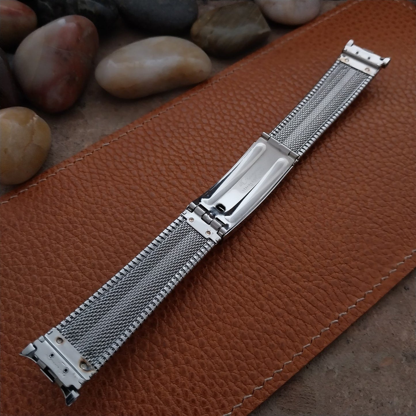 Vintage 17mm 18mm 19mm Stainless Steel 1960s JB Champion Unused nos Watch Band