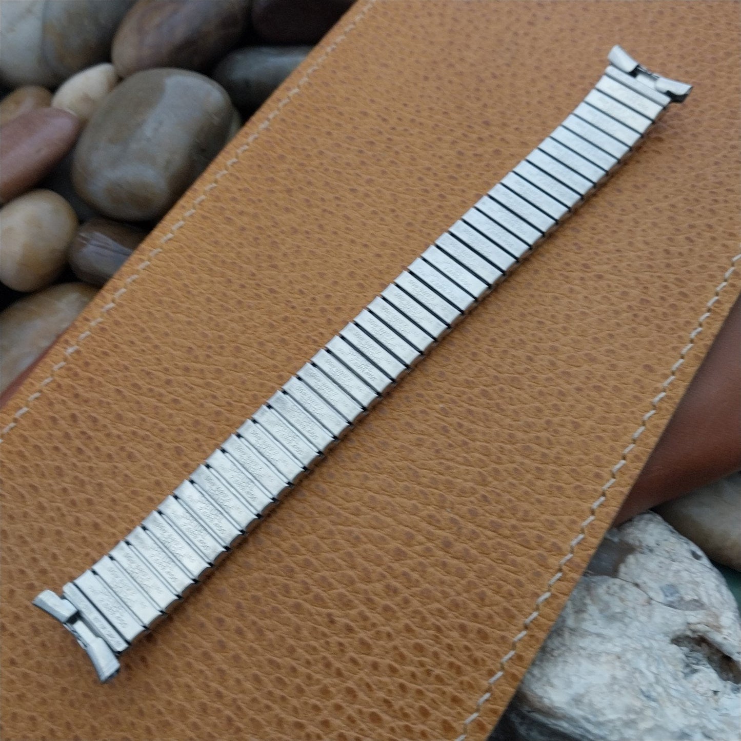 19mm 18mm 16mm Speidel Polaris Stainless Steel Curved 1969 Vintage Watch Band