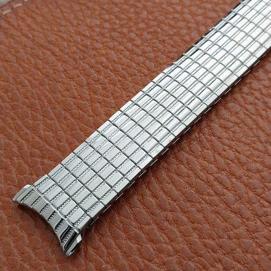 Stainless Steel USA Made 18mm 19mm Speidel Expansion nos 60s Vintage Watch Band