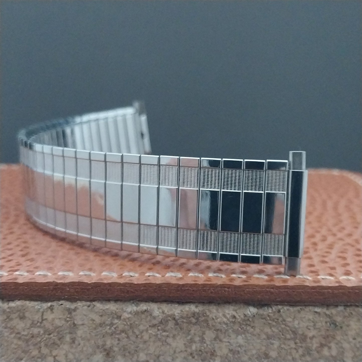 Vintage 18mm 20mm 22mm 1970s Speidel Wide Stainless Steel nos Unused Watch Band