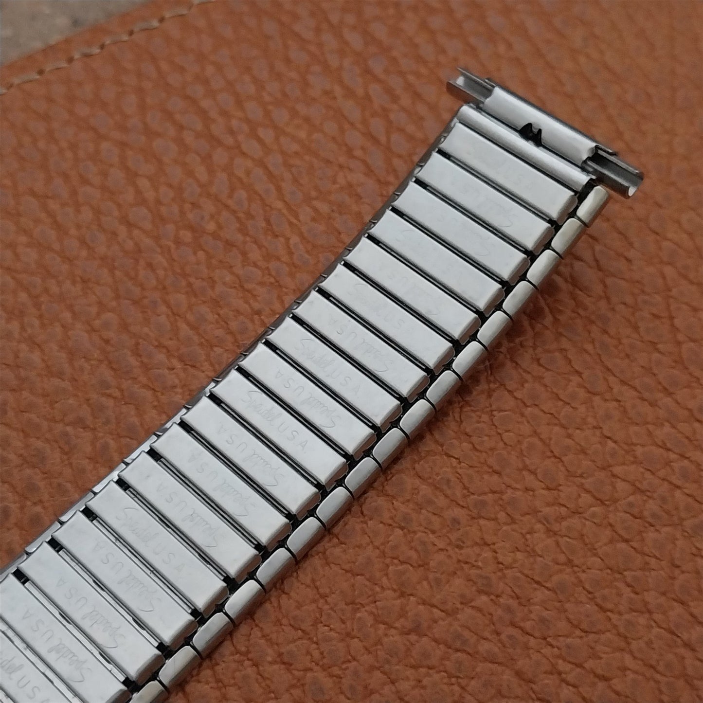 Vintage 18mm 20mm 22mm 1970s Speidel Wide Stainless Steel nos Unused Watch Band