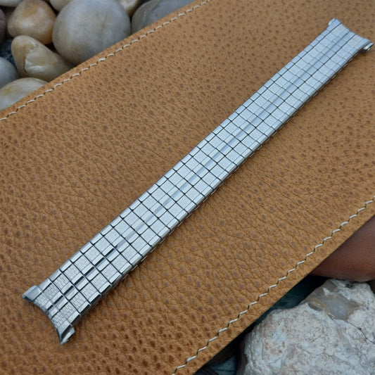 19mm 18mm Stainless Steel nos 1960s Expansion Speidel Meteor Vintage Watch Band