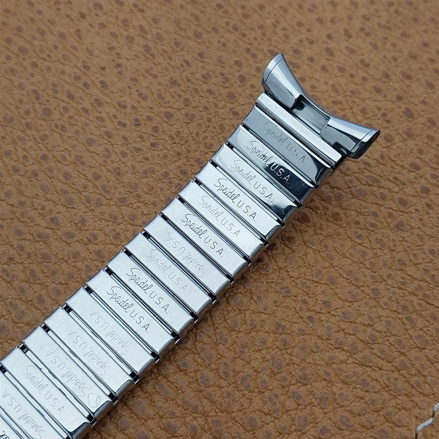 19mm 18mm Stainless Steel nos 1960s Expansion Speidel Meteor Vintage Watch Band