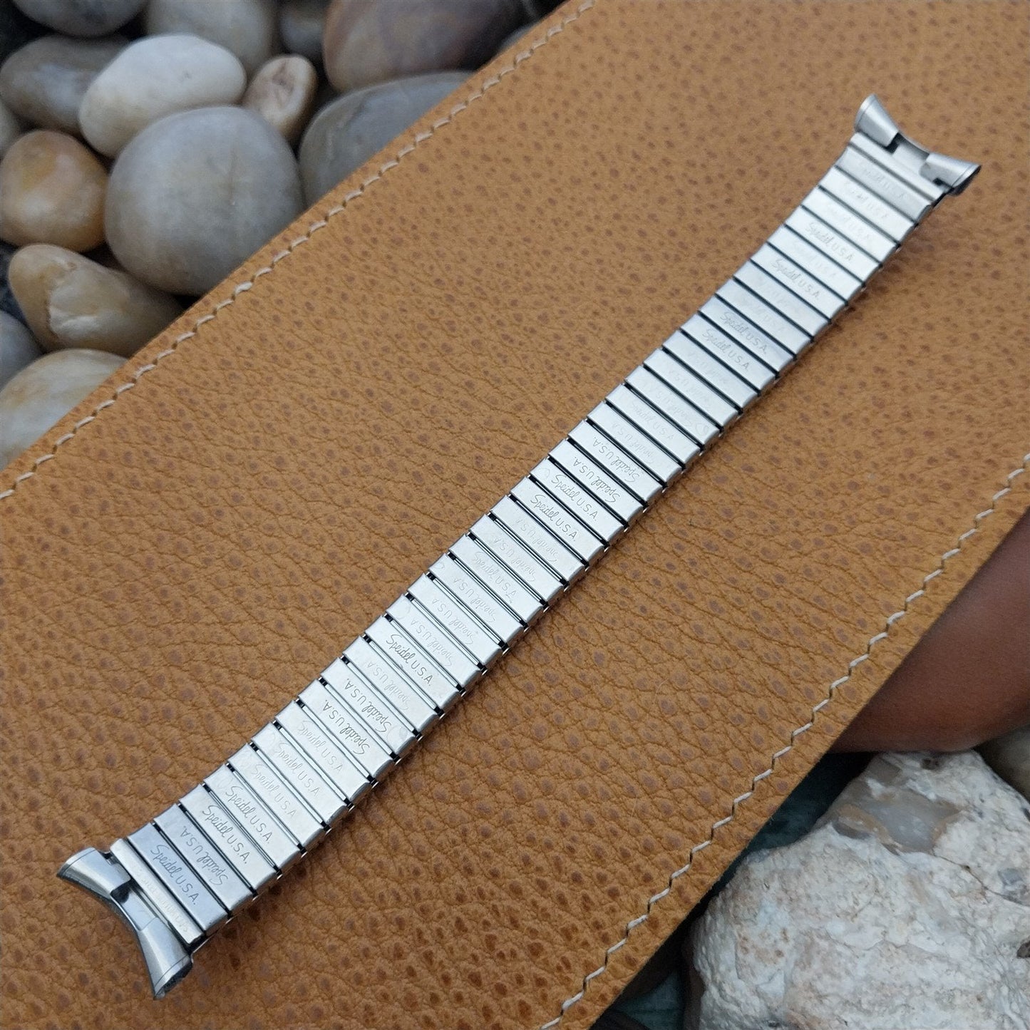 19mm 18mm Stainless Steel nos 1960s Expansion Speidel Meteor Vintage Watch Band