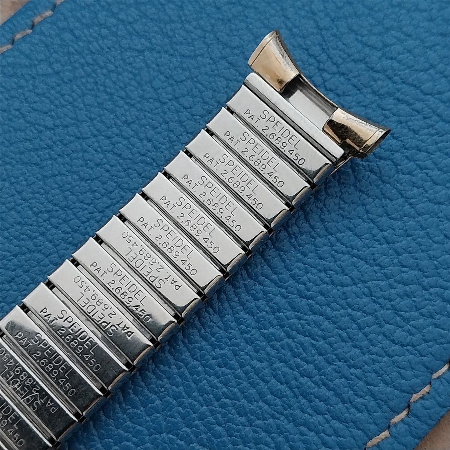 19mm 18mm 17mm 1969 Gold Filled Speidel Scope Unused nos Vintage Watch Band