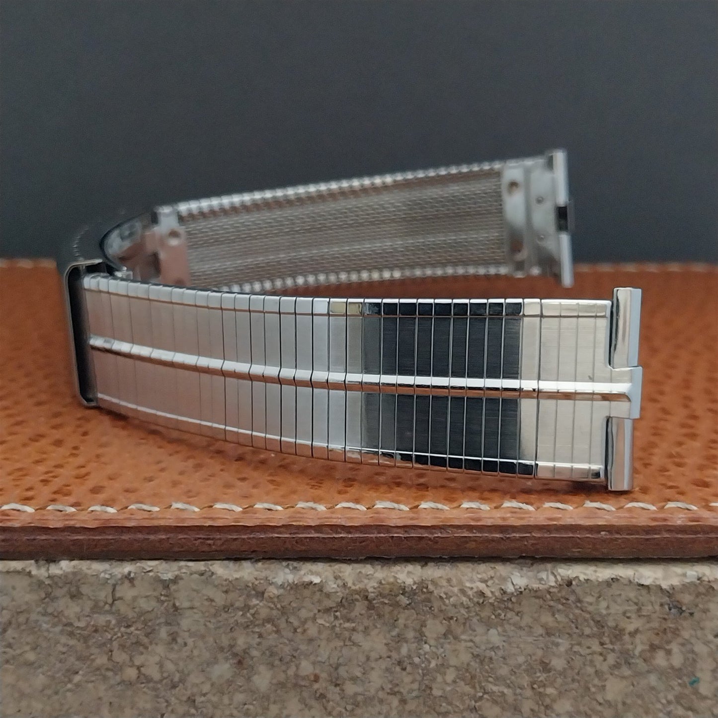JB Champion 18mm 19mm Stainless Steel 1960s nos Unused Vintage Watch Band