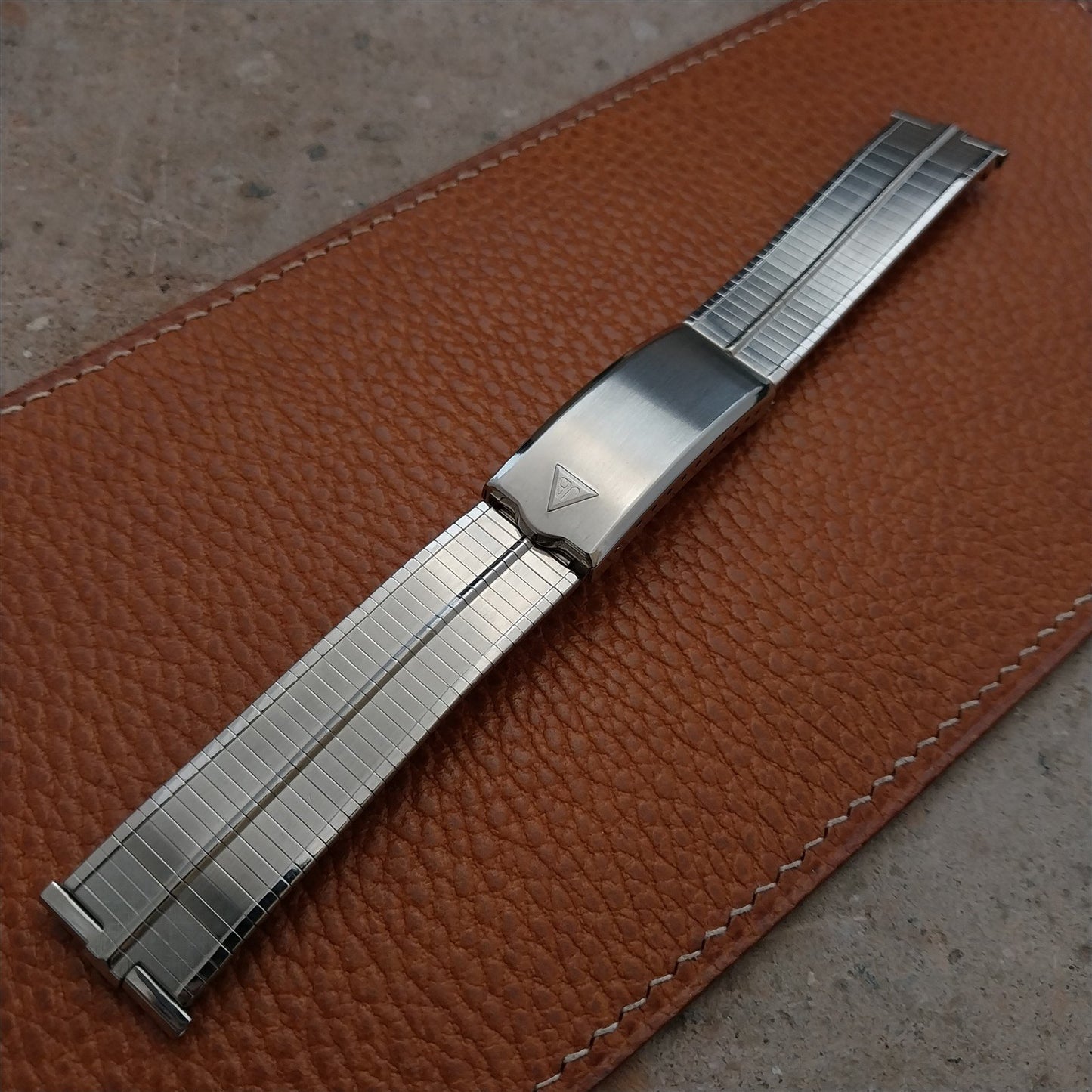 JB Champion 18mm 19mm Stainless Steel 1960s nos Unused Vintage Watch Band