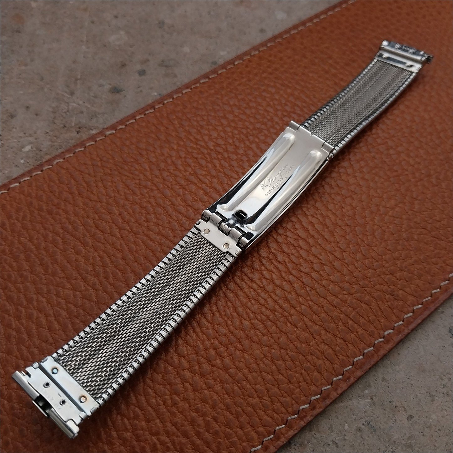 JB Champion 18mm 19mm Stainless Steel 1960s nos Unused Vintage Watch Band