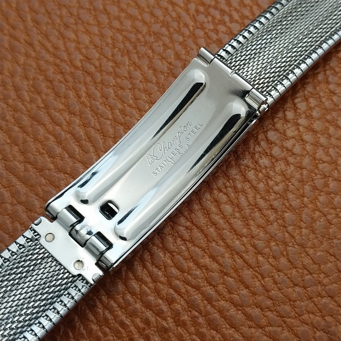 JB Champion 18mm 19mm Stainless Steel 1960s nos Unused Vintage Watch Band
