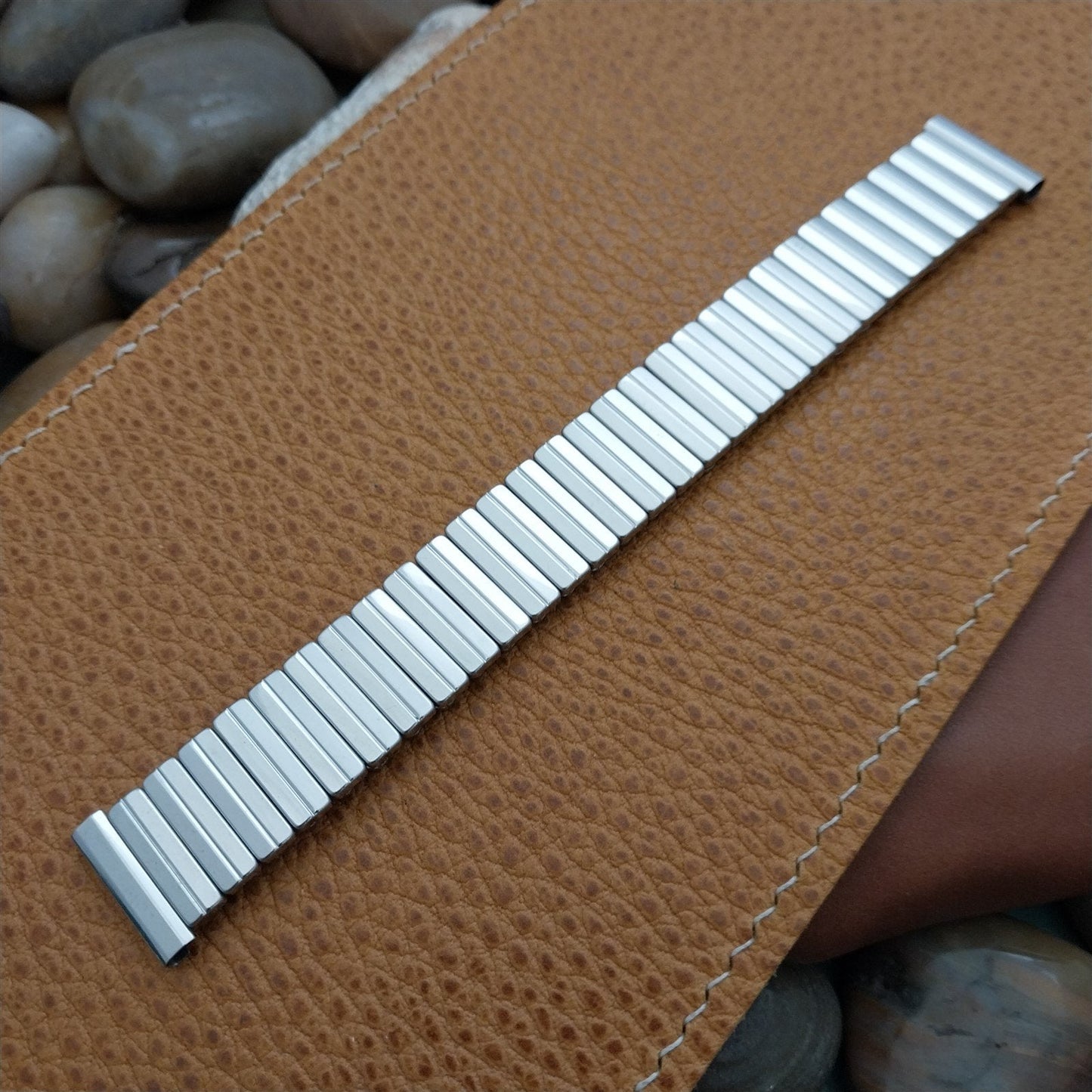 19mm 18mm 17mm 1960 Flex-Let Classic Stainless Steel Unused Vintage Watch Band