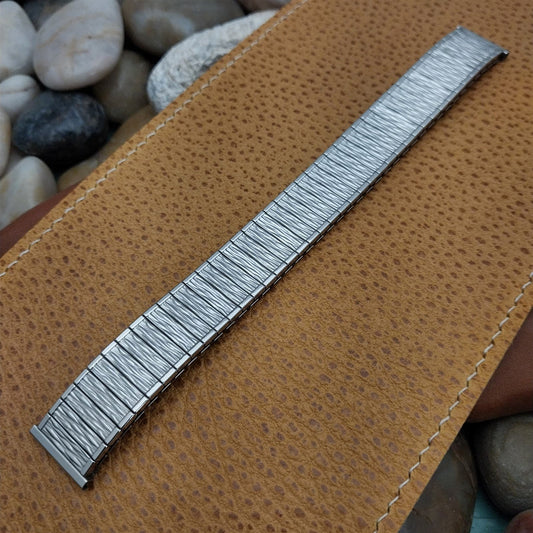 17.2mm Long Stainless Steel Speidel Valencia Unused nos 1970s Vintage Watch Band