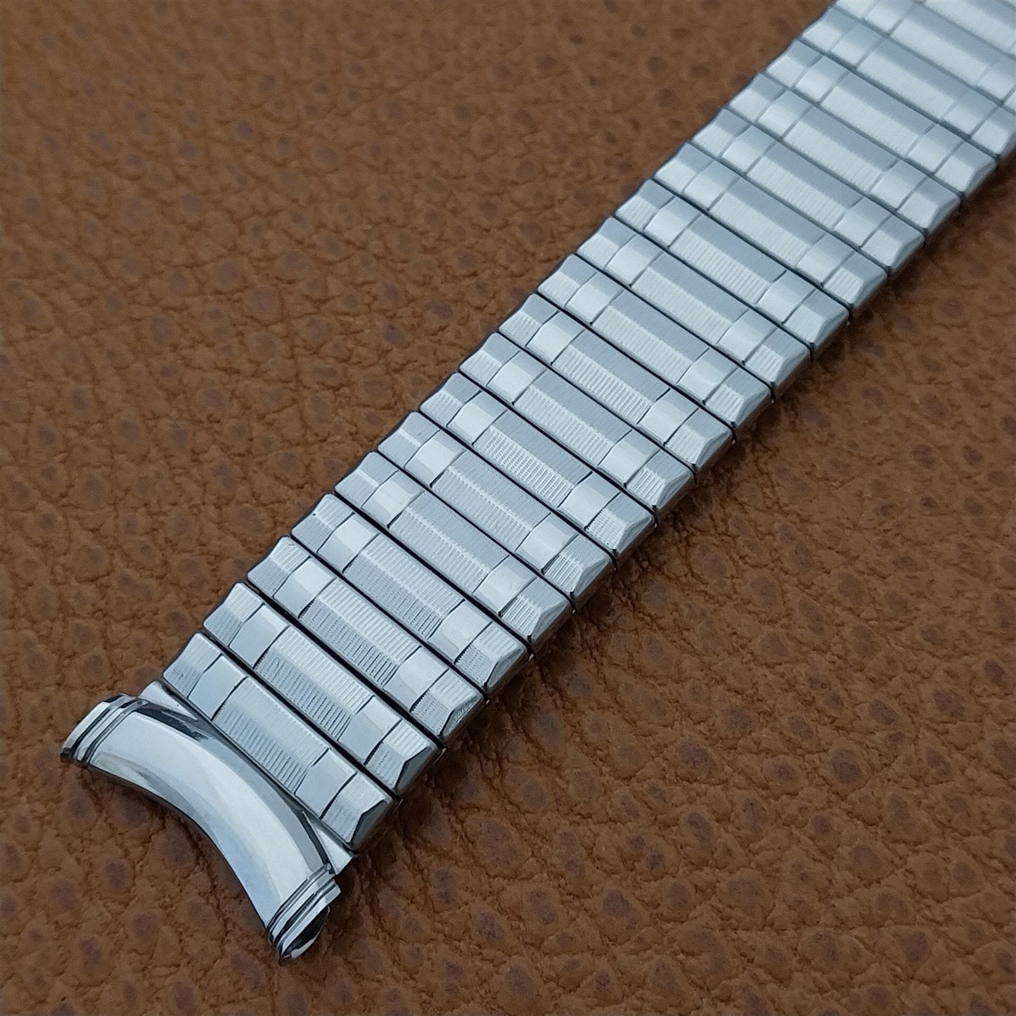 19mm 18mm Stainless Steel Kreisler DuraFlex Unused nos 1960s Vintage Watch Band