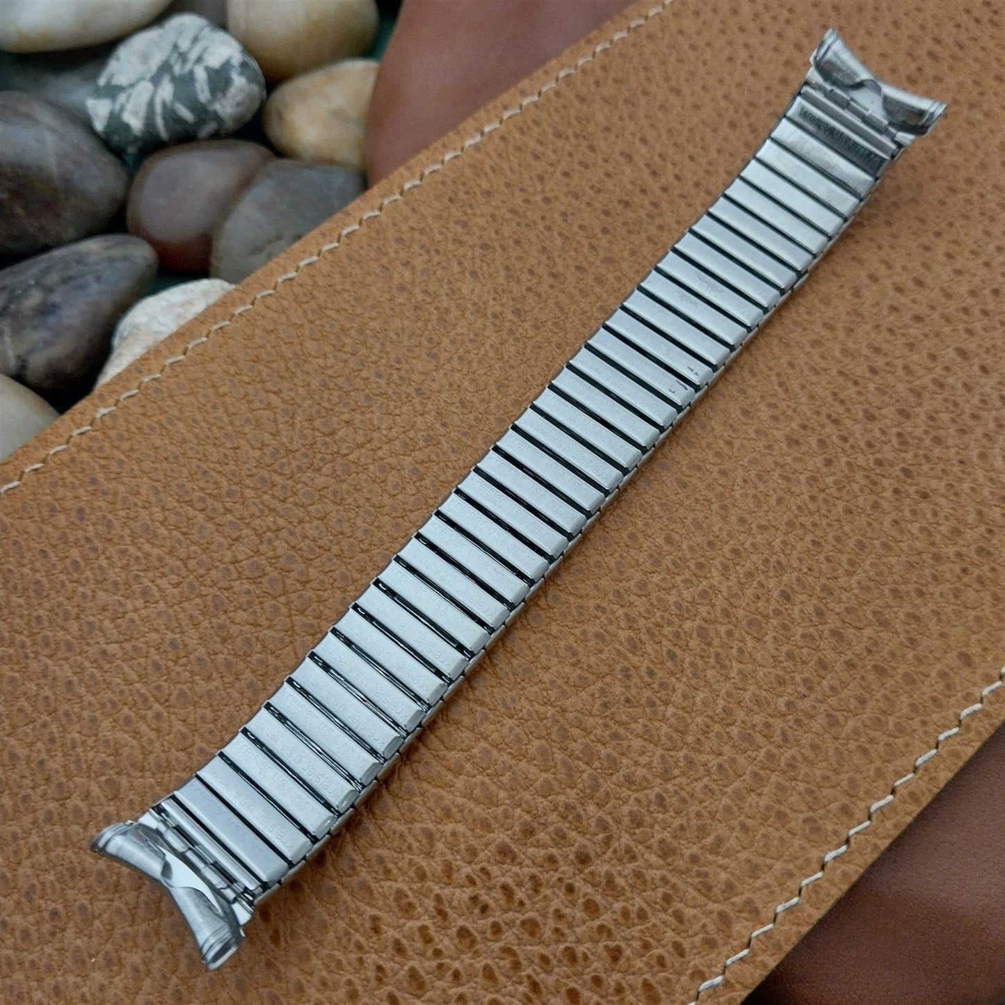 19mm 18mm Stainless Steel Kreisler DuraFlex Unused nos 1960s Vintage Watch Band