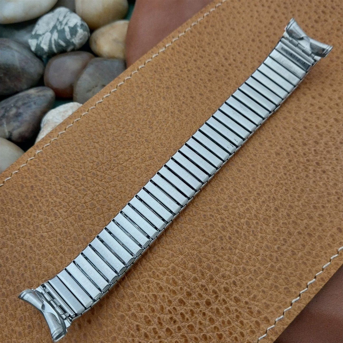 19mm 18mm Stainless Steel Kreisler DuraFlex Unused nos 1960s Vintage Watch Band