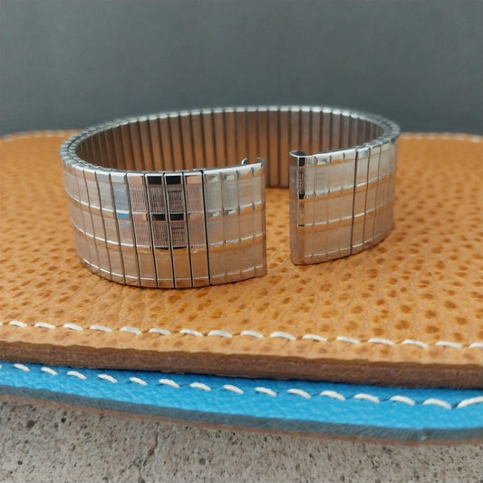 17.2mm 11/16" 1970s Speidel Stainless Steel nos Unused Vintage Watch Band