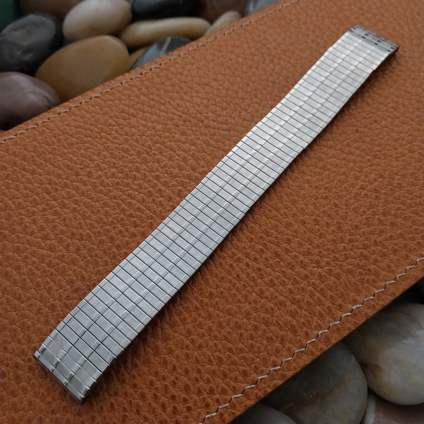 17.2mm 11/16" 1970s Speidel Stainless Steel nos Unused Vintage Watch Band