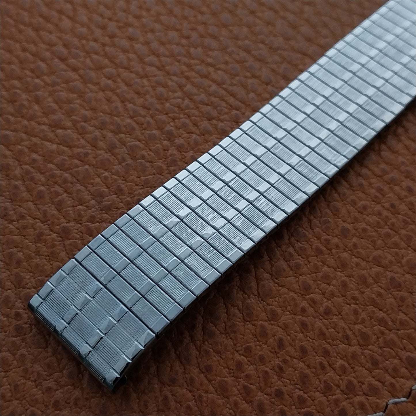 17.2mm 11/16" 1970s Speidel Stainless Steel nos Unused Vintage Watch Band