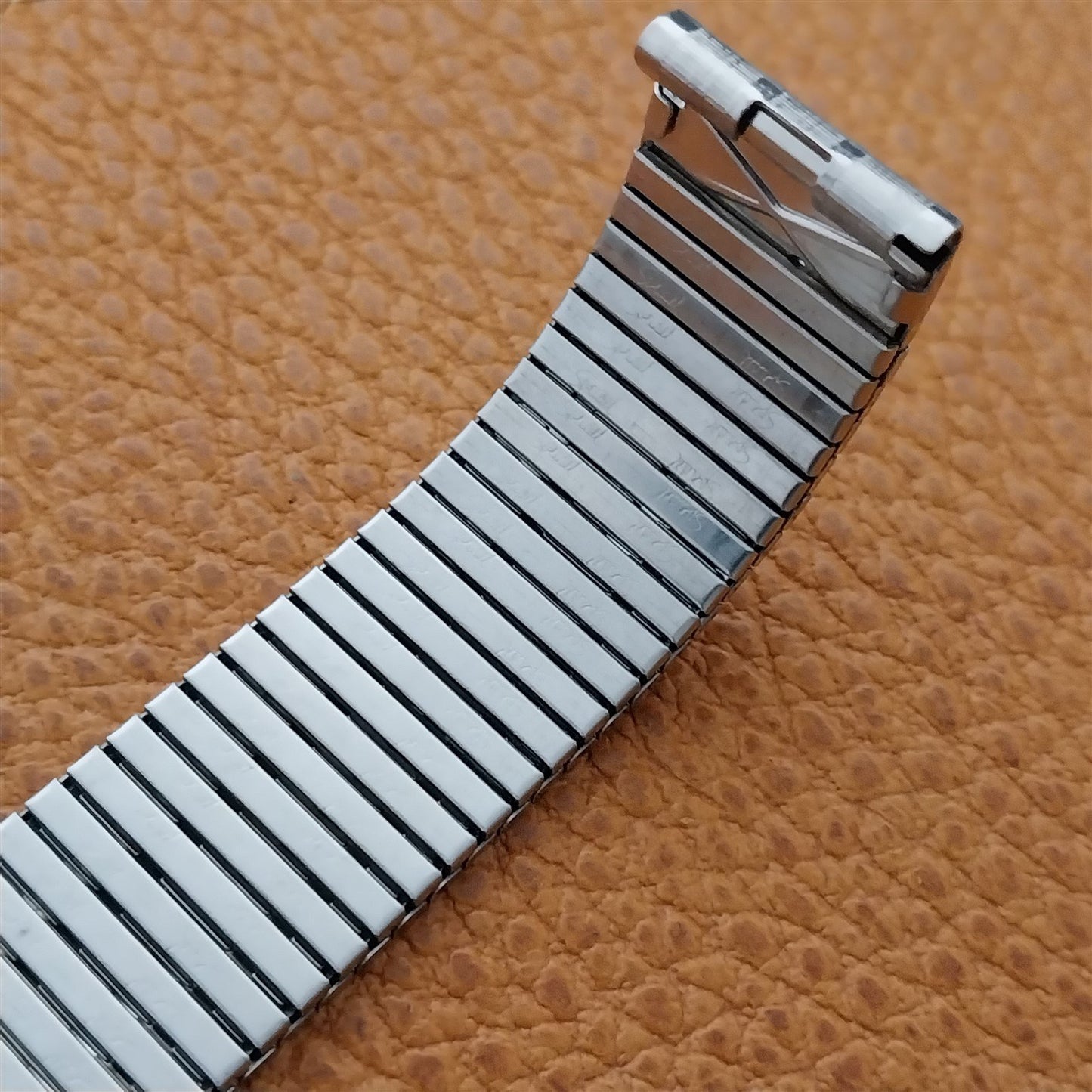 17.2mm 11/16" 1970s Speidel Stainless Steel nos Unused Vintage Watch Band