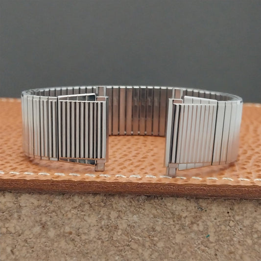 Vintage 18mm 20mm 22mm Speidel Thinline Stainless Steel Unused 1970s Watch Band