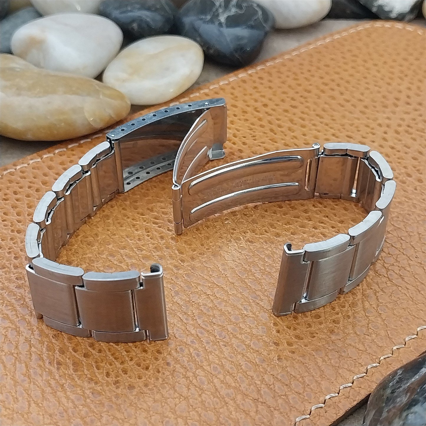 Vintage 19mm 18mm 17mm Kreisler Stelux Stainless Steel Classic Unused Watch Band